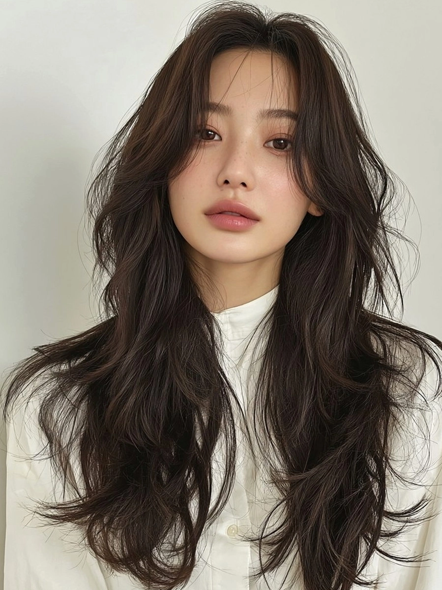 8 Elegant Layered Styles Seoul | Korea Hair Salon 5 elegant layered styles Seoul - Style 3 at Korea Hair Salon Seoul