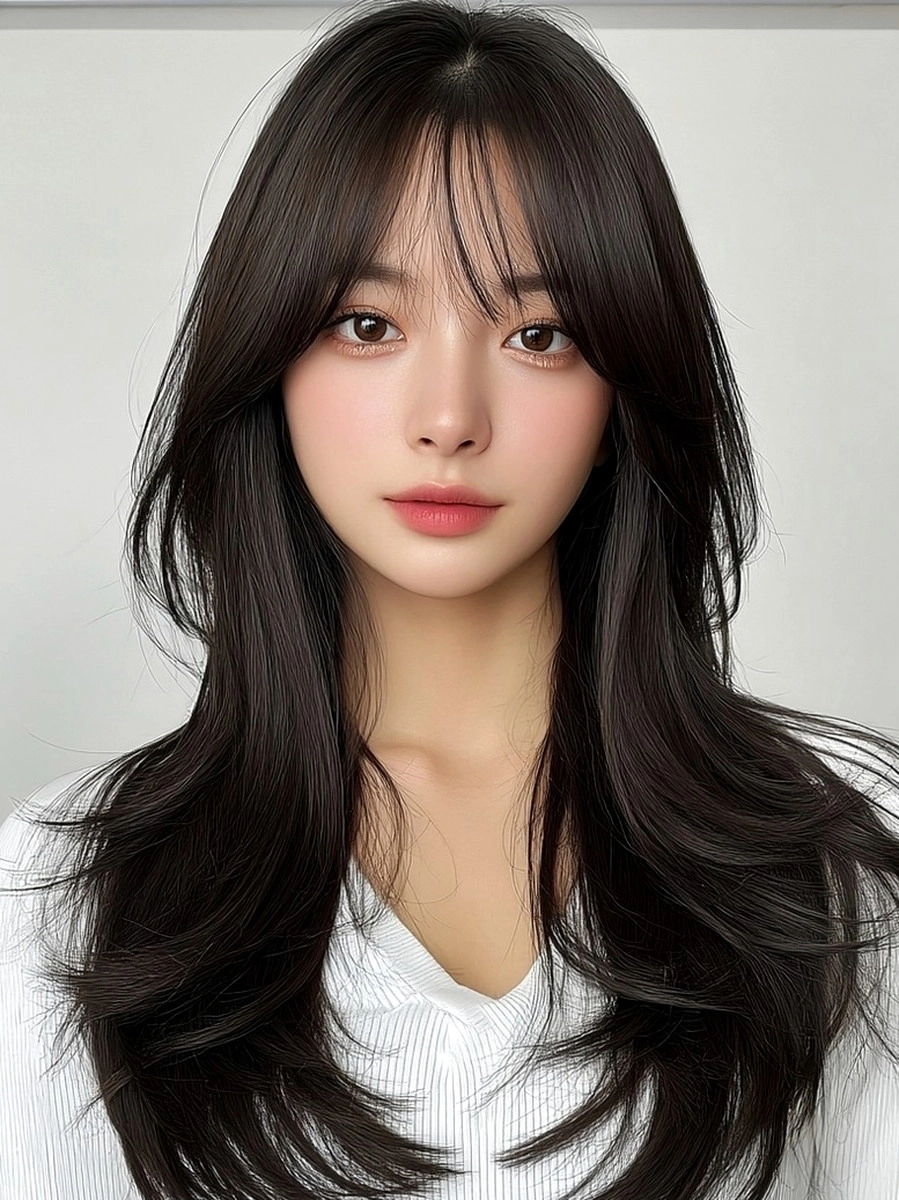 8 Elegant Layered Styles Seoul | Korea Hair Salon 9 elegant layered styles Seoul - Style 6 at Korea Hair Salon Seoul