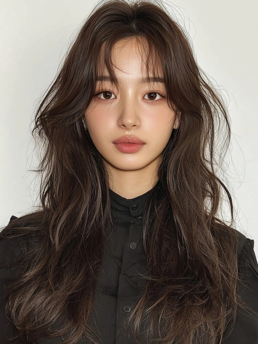 8 Elegant Layered Styles Seoul | Korea Hair Salon 10 elegant layered styles Seoul - Style 7 at Korea Hair Salon Seoul