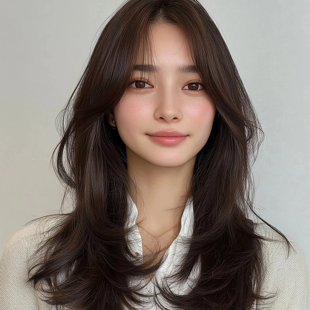 8 Elegant Soft Wave Perm Styles | Seoul Hair Salon 4 elegant soft wave perm Seoul - Style 2 at Korea Hair Salon Seoul