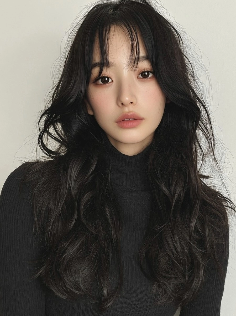 8 Elegant Soft Wave Perms in Seoul | Korea Hair Salon 4 elegant soft wave perm Seoul - Style 2 at Korea Hair Salon Seoul