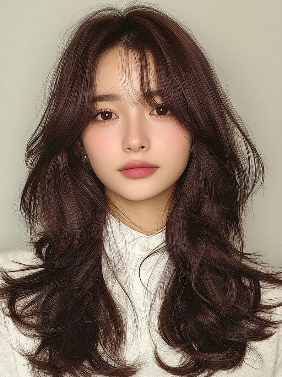 8 Elegant Soft Wave Styles 2026 | Korea Hair Salon 7 elegant soft wave styles 2026 - Style 4 at Korea Hair Salon Seoul