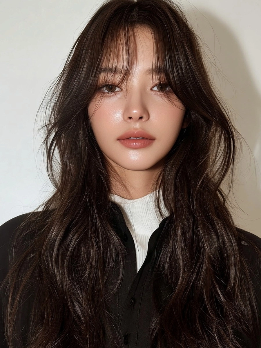 8 Elegant Soft Wave Styles 2026 | Korea Hair Salon 10 elegant soft wave styles 2026 - Style 7 at Korea Hair Salon Seoul