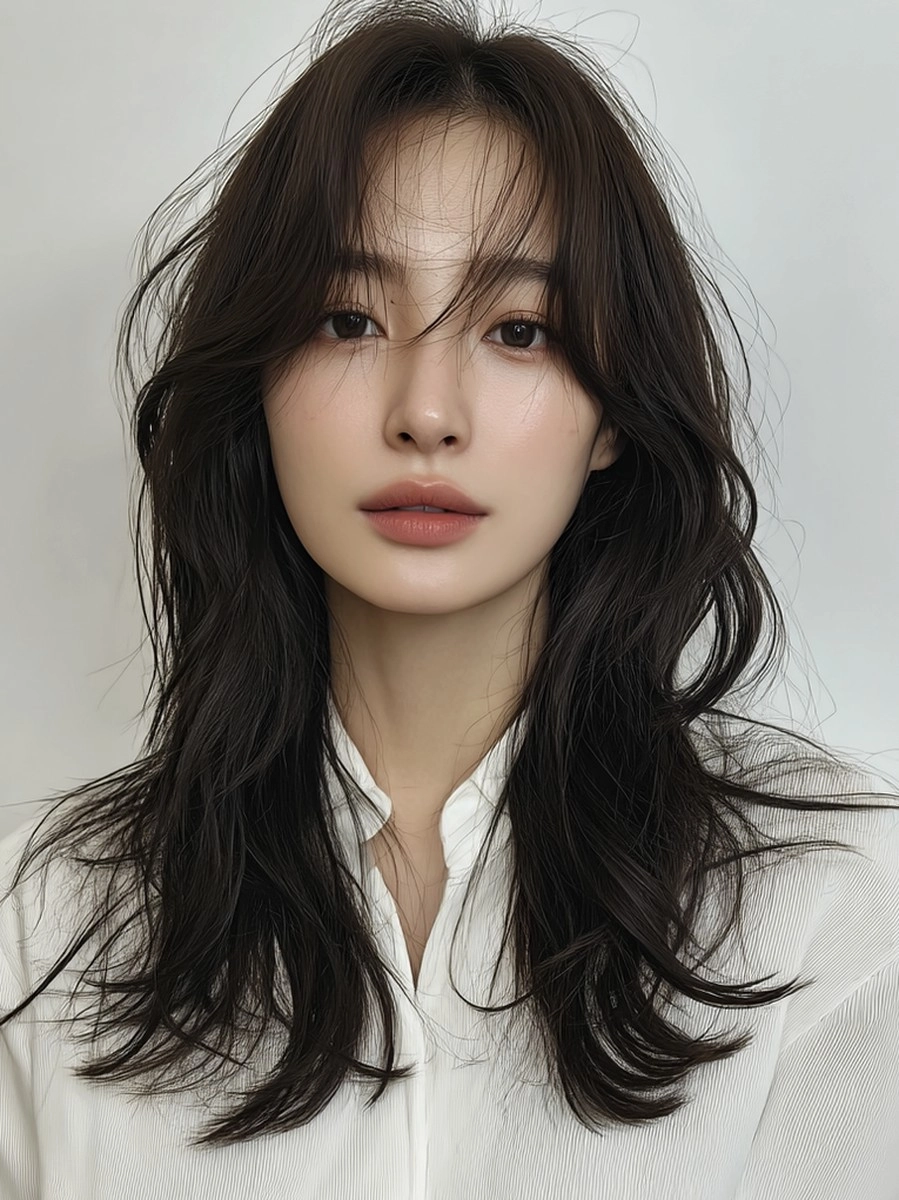 8 Layered Hair Styles Seoul | Korea Hair Salon 5 layered hair styles Seoul - Style 3 at Korea Hair Salon Seoul