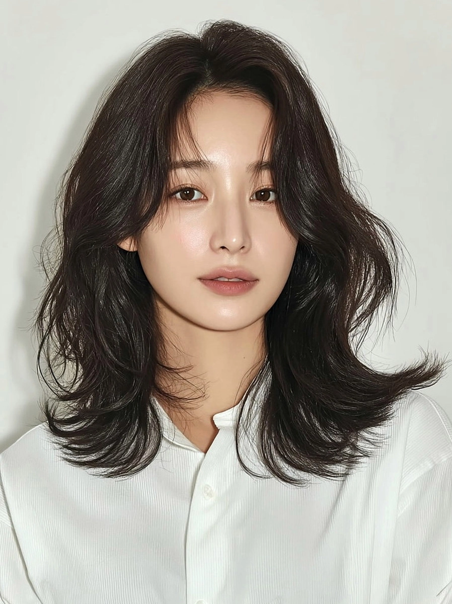 8 Layered Hair Styles Seoul | Korea Hair Salon 8 layered hair styles Seoul - Style 5 at Korea Hair Salon Seoul