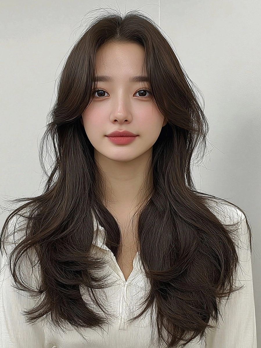 8 Layered Hair Styles Seoul | Korea Hair Salon 11 layered hair styles Seoul - Style 8 at Korea Hair Salon Seoul