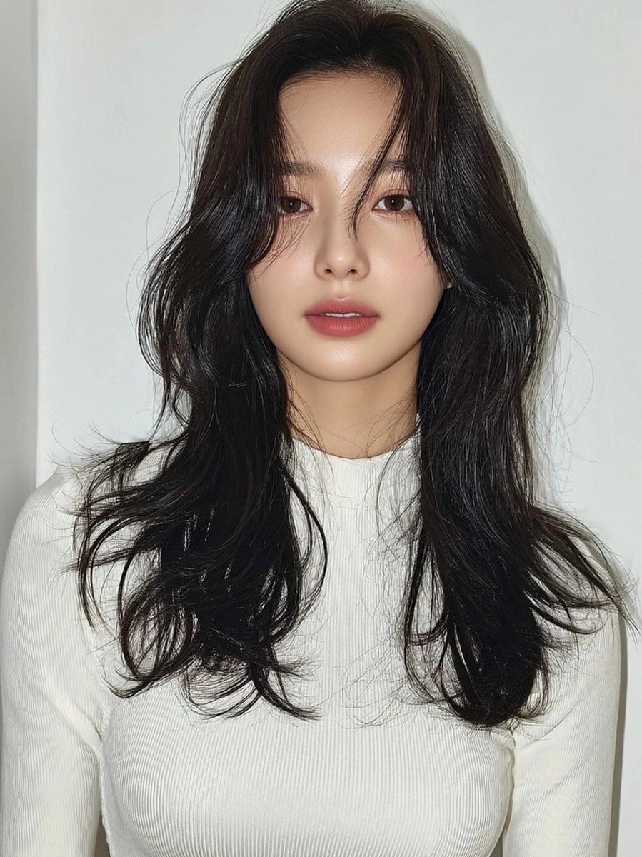 8 Layered Haircuts in Seoul 2026 | Korea Hair Salon 5 layered haircuts Seoul 2026 - Style 3 at Korea Hair Salon Seoul