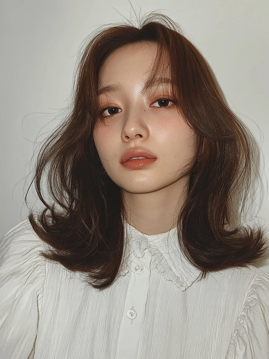 8 Layered Haircuts in Seoul 2026 | Korea Hair Salon 8 layered haircuts Seoul 2026 - Style 5 at Korea Hair Salon Seoul