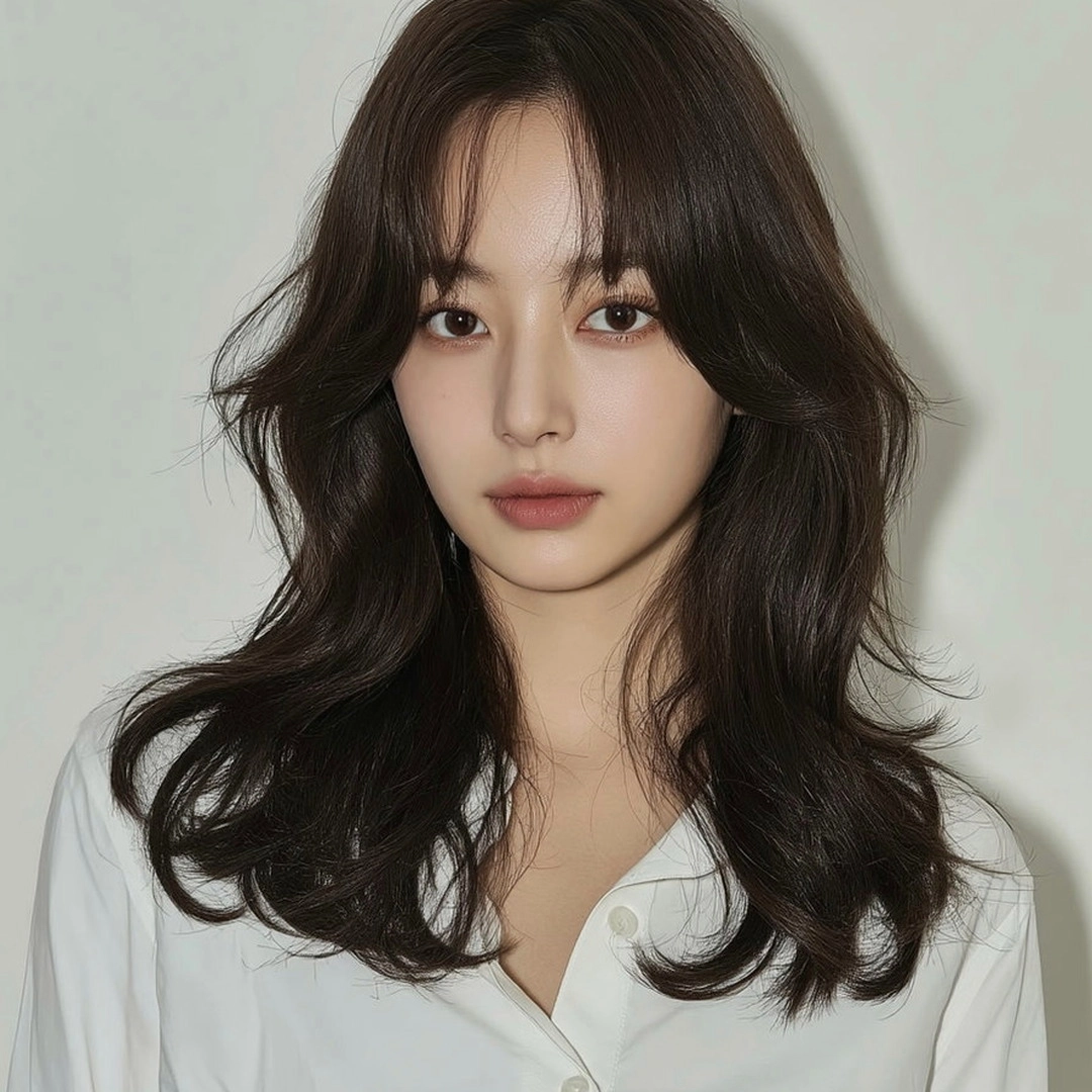 8 Layered Haircuts Seoul 2026 | Seoul Hair Salon 9 layered haircuts Seoul 2026 - Style 6 at Korea Hair Salon Seoul