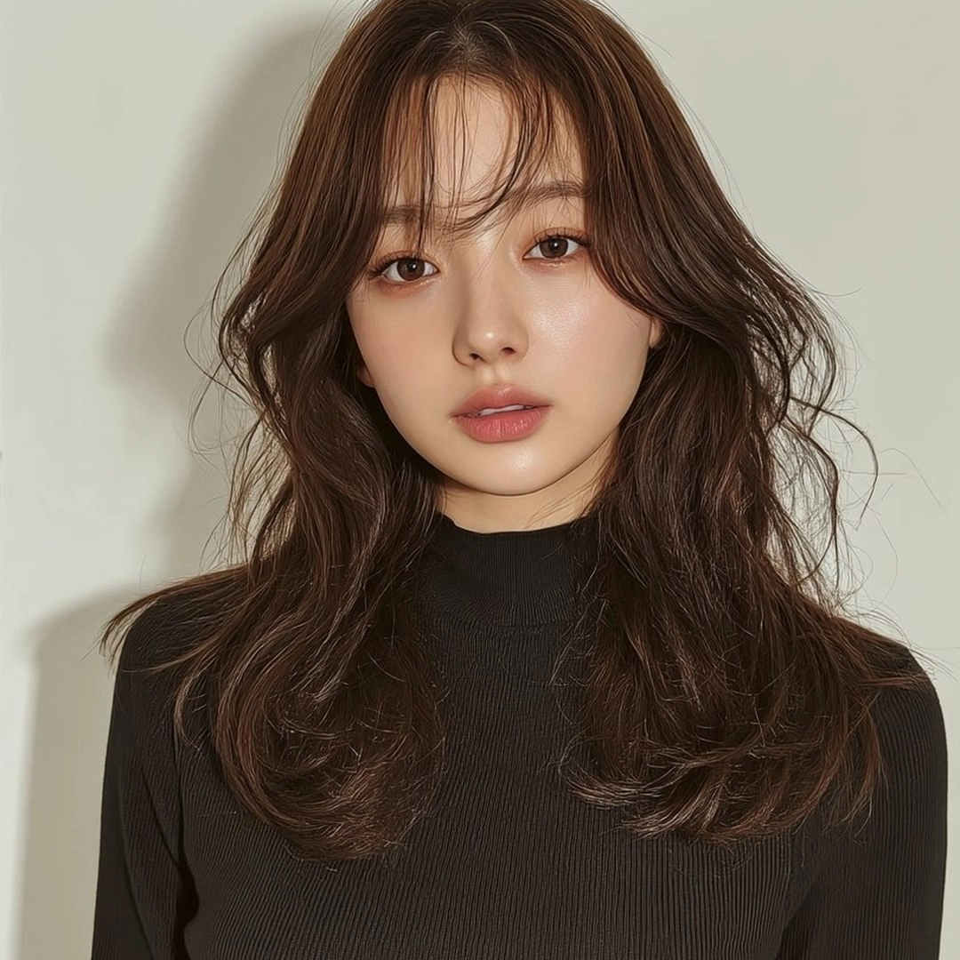 8 Layered Haircuts Seoul 2026 | Seoul Hair Salon 10 layered haircuts Seoul 2026 - Style 7 at Korea Hair Salon Seoul