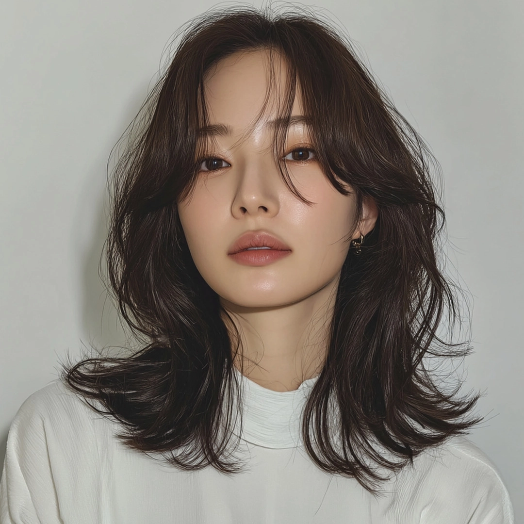 8 Layered Haircuts Seoul 2026 | Seoul Hair Salon 11 layered haircuts Seoul 2026 - Style 8 at Korea Hair Salon Seoul