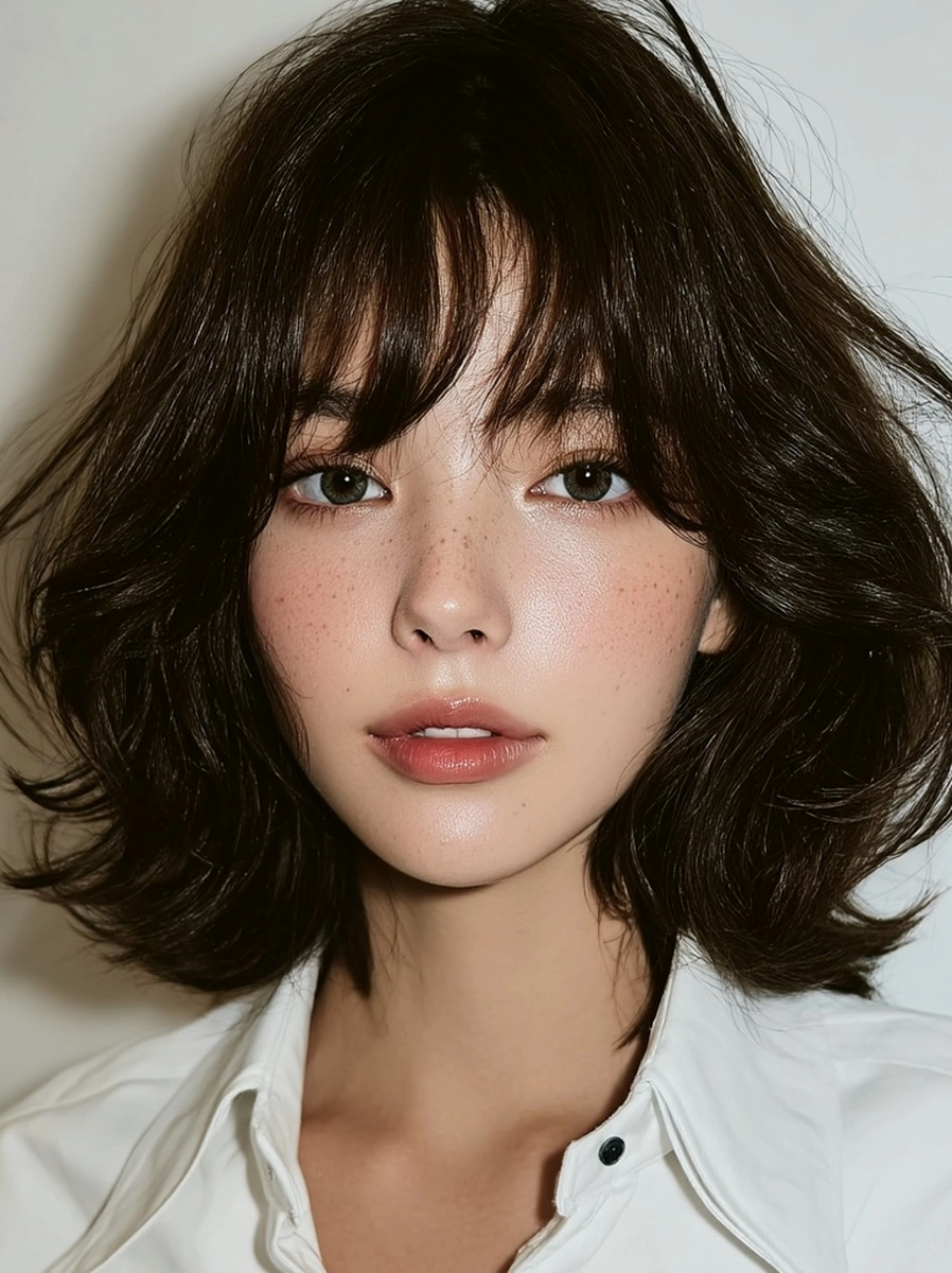8 Layered Korean Hairstyles in Seoul | Korea Hair Salon 11 layered Korean hairstyles Seoul - Style 8 at Korea Hair Salon Seoul