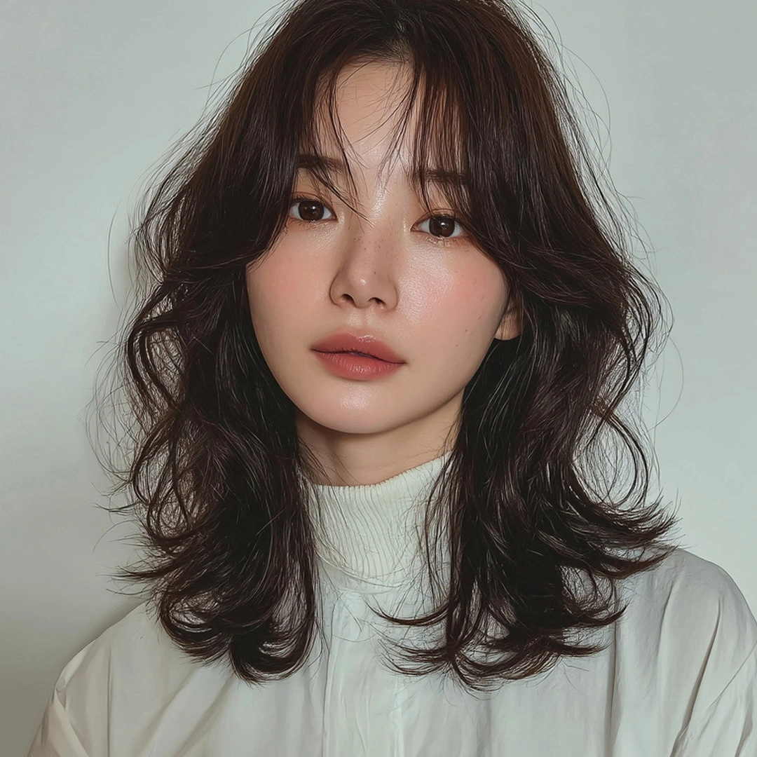 8 Perfect Styles for Long Faces 2026 | Seoul Hair Salon 4 styles for long faces 2026 - Style 2 at Korea Hair Salon Seoul