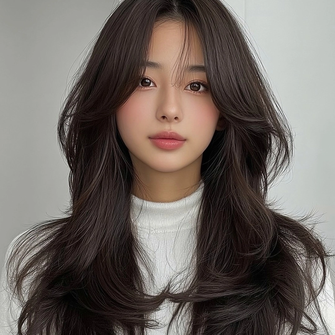8 Perfect Styles for Long Faces 2026 | Seoul Hair Salon 7 styles for long faces 2026 - Style 4 at Korea Hair Salon Seoul