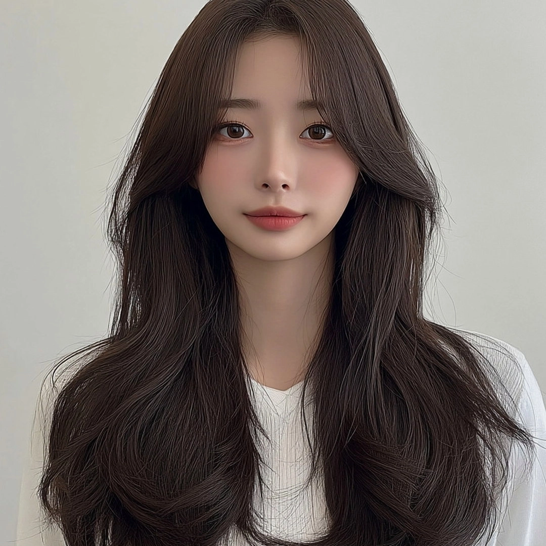 8 Perfect Styles for Long Faces 2026 | Seoul Hair Salon 9 styles for long faces 2026 - Style 6 at Korea Hair Salon Seoul