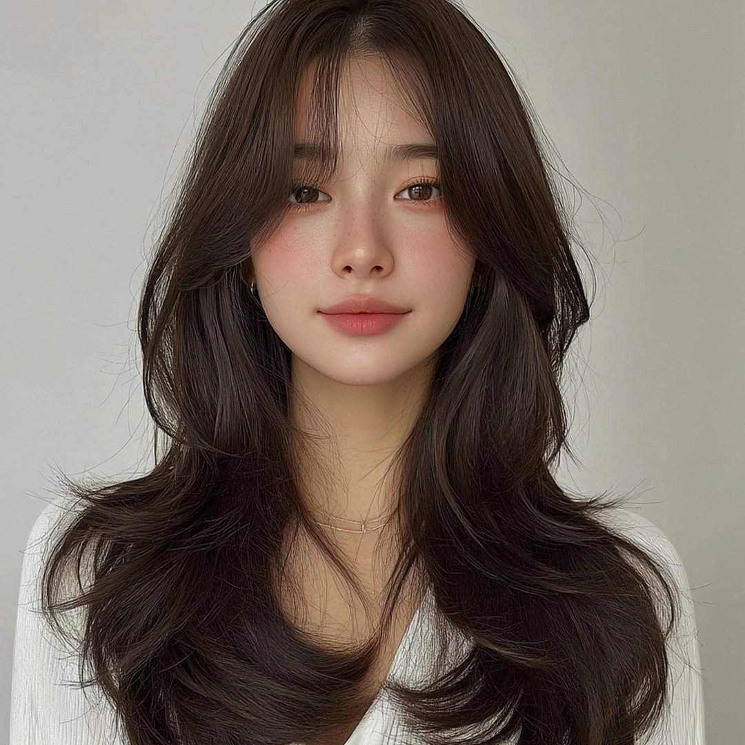 8 Perfect Styles for Long Faces 2026 | Seoul Hair Salon 10 styles for long faces 2026 - Style 7 at Korea Hair Salon Seoul