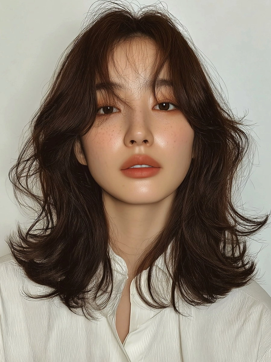 8 Soft Wave Perm Styles 2026 | Korea Hair Salon 3 soft wave perm styles 2026 - Style 1 at Korea Hair Salon Seoul