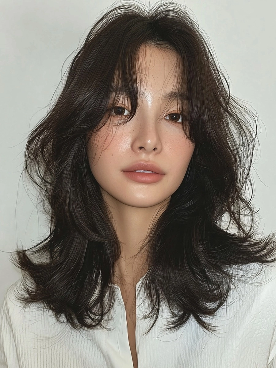 8 Soft Wave Perm Styles 2026 | Korea Hair Salon 5 soft wave perm styles 2026 - Style 3 at Korea Hair Salon Seoul