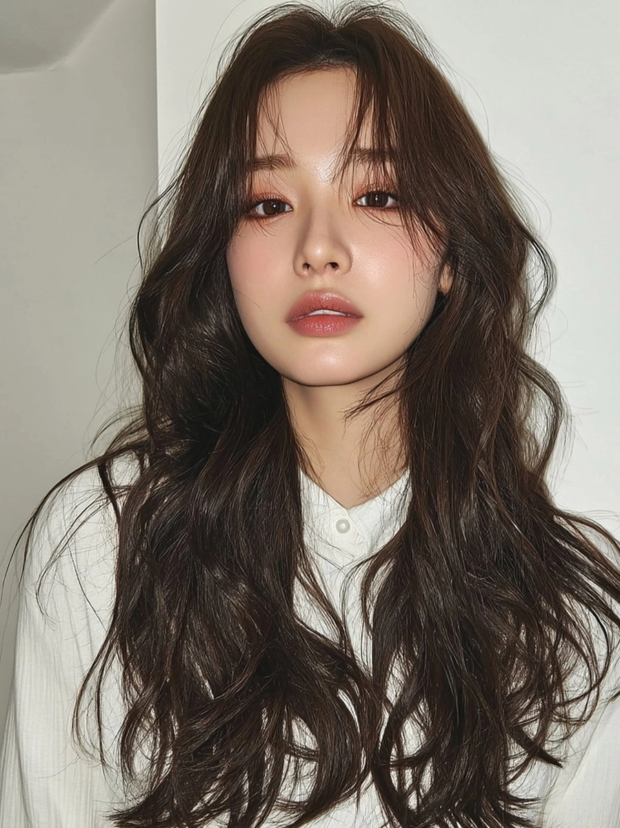 8 Soft Wave Perm Styles 2026 | Korea Hair Salon 7 soft wave perm styles 2026 - Style 4 at Korea Hair Salon Seoul