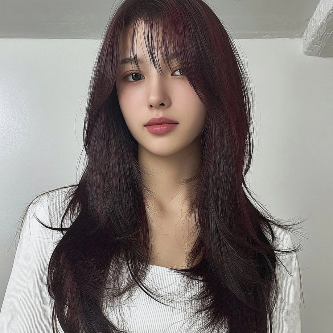 8 Stunning Hair Styles for Round Faces | Seoul Hair Salon 3 hair styles for round faces - Style 1 at Korea Hair Salon Seoul