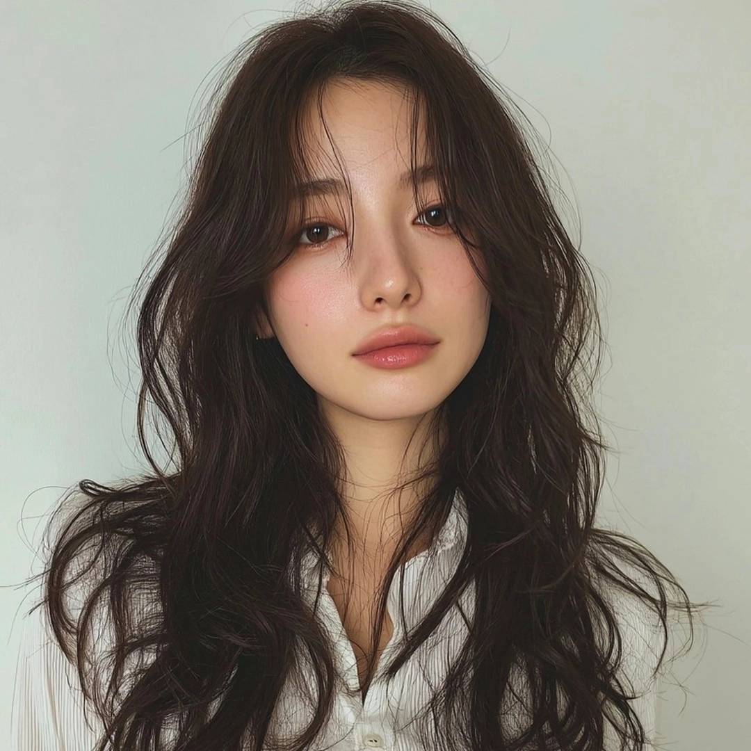 8 Stunning Hair Styles for Round Faces | Seoul Hair Salon 9 hair styles for round faces - Style 6 at Korea Hair Salon Seoul
