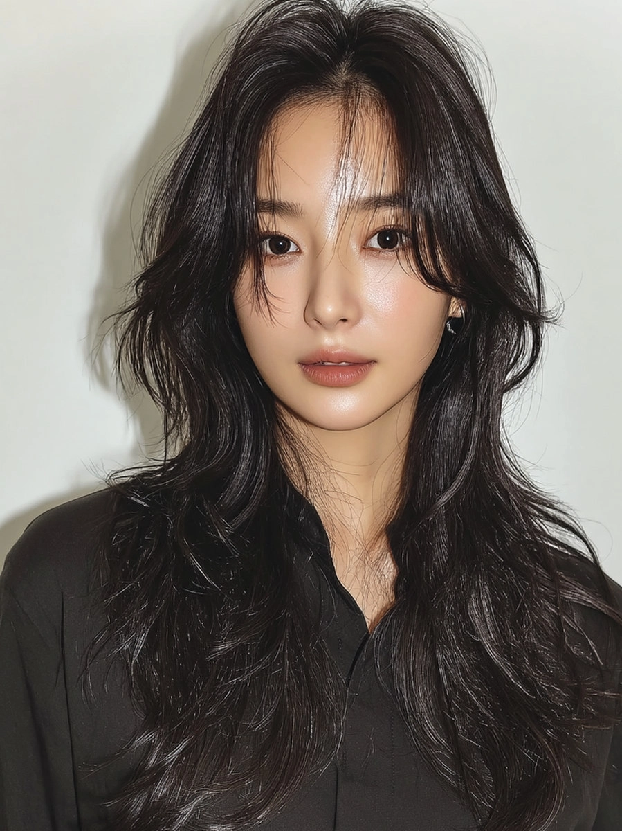 8 Stunning Hairstyles for Long Faces 2026 | Korea Hair Salon 4 hairstyles for long faces 2026 - Style 2 at Korea Hair Salon Seoul