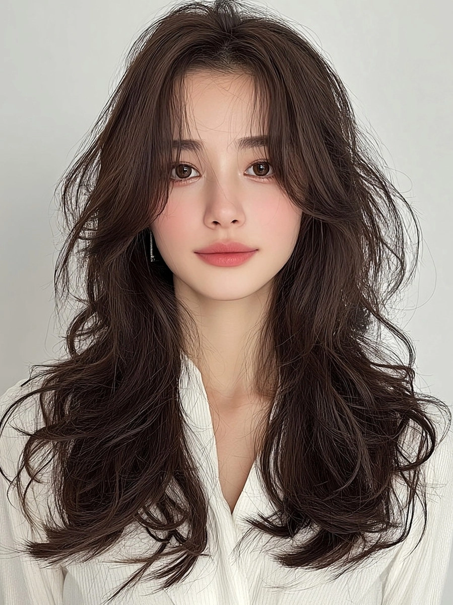 8 Stunning Hairstyles for Long Faces 2026 | Korea Hair Salon 5 hairstyles for long faces 2026 - Style 3 at Korea Hair Salon Seoul