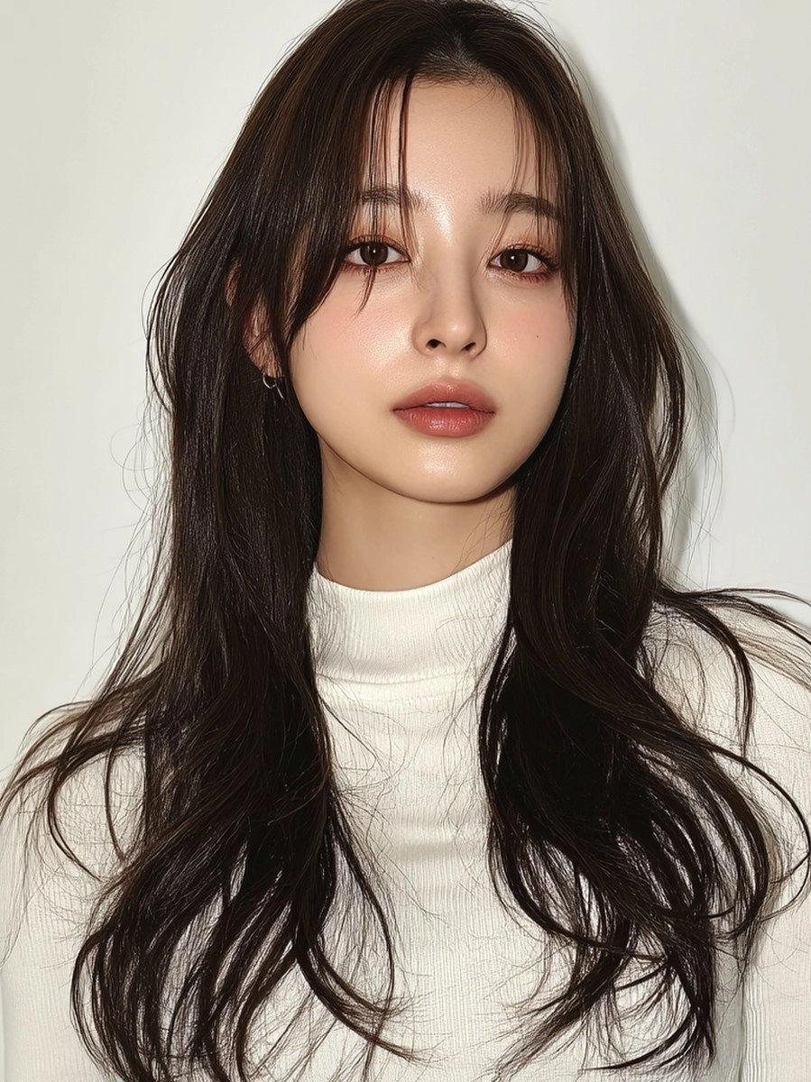 8 Stunning Hairstyles for Long Faces 2026 | Korea Hair Salon 8 hairstyles for long faces 2026 - Style 5 at Korea Hair Salon Seoul