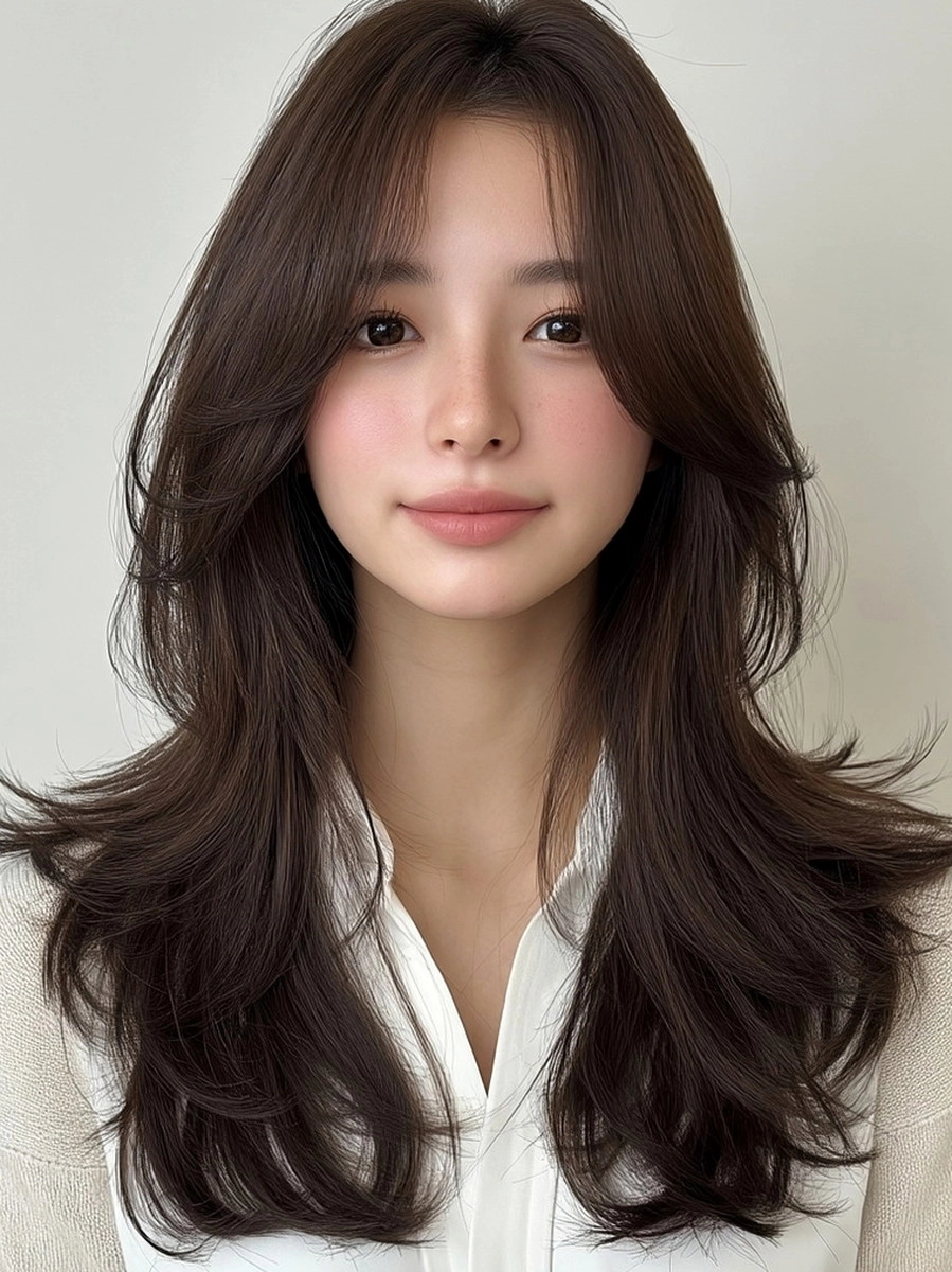 8 Stunning Layered Haircuts 2026 | Korea Hair Salon 4 layered haircuts 2026 - Style 2 at Korea Hair Salon Seoul