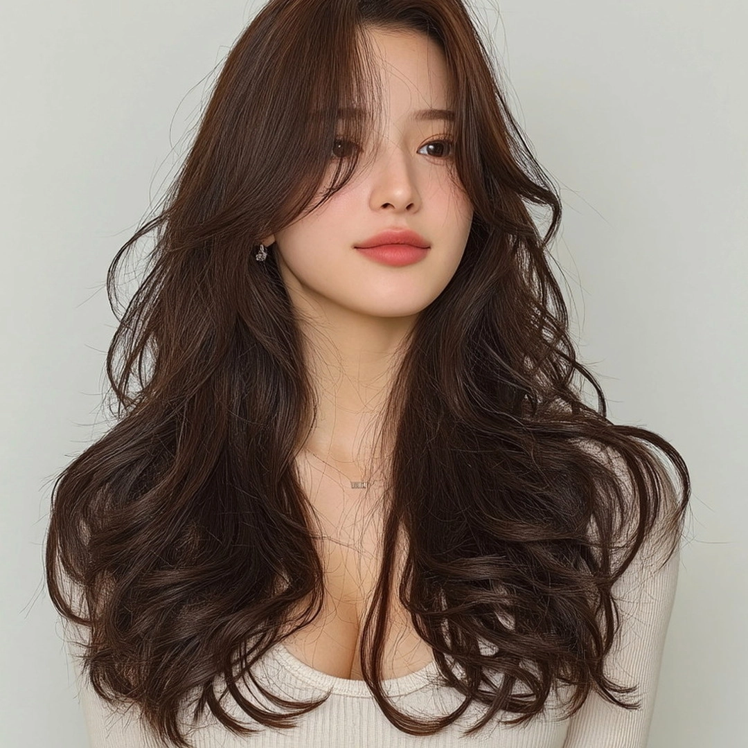 8 Stunning Layered Wave Styles 2026 | Seoul Hair Salon 10 layered wave styles 2026 - Style 7 at Korea Hair Salon Seoul