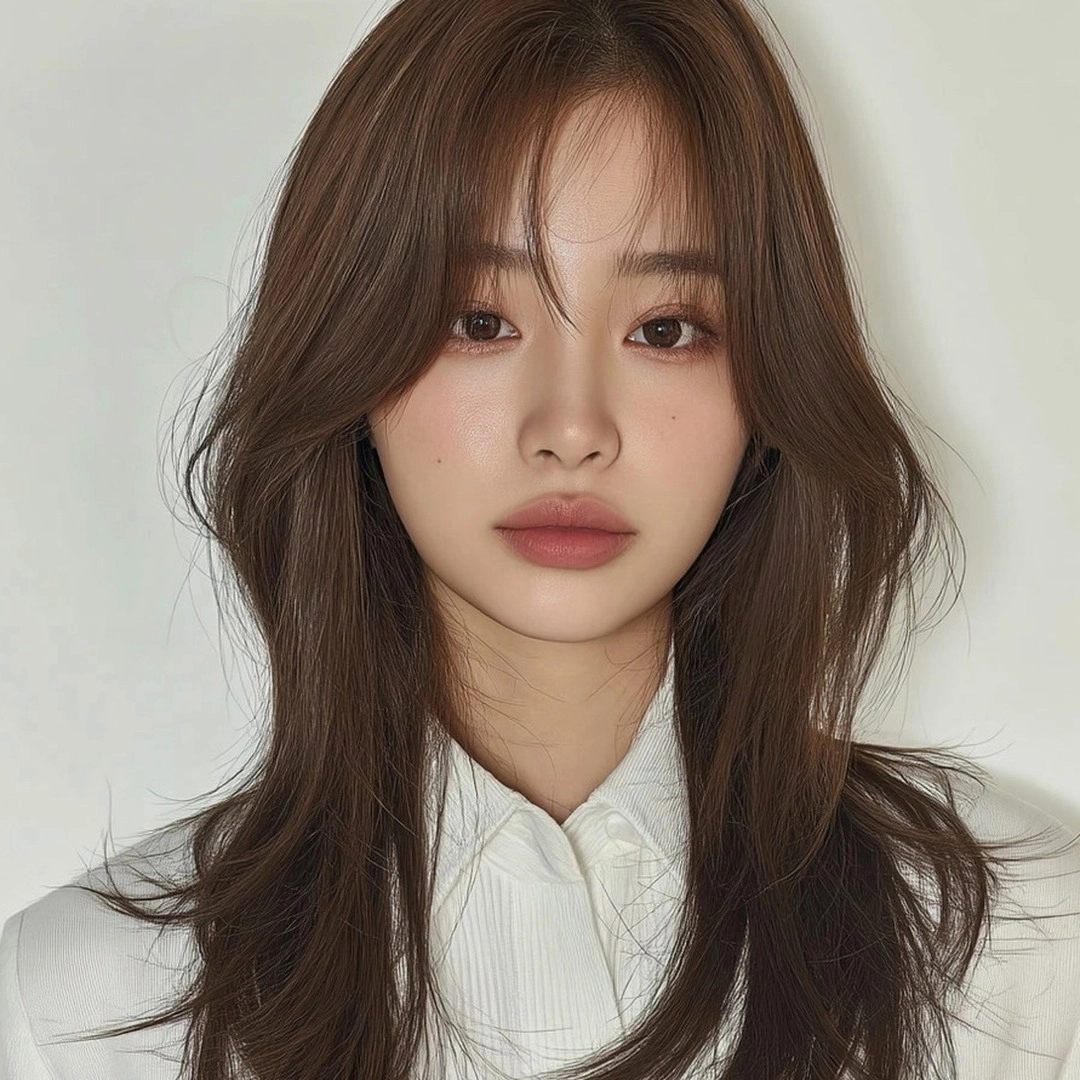 8 Stunning Layered Wave Styles Seoul | Seoul Hair Salon 4 layered wave styles Seoul - Style 2 at Korea Hair Salon Seoul