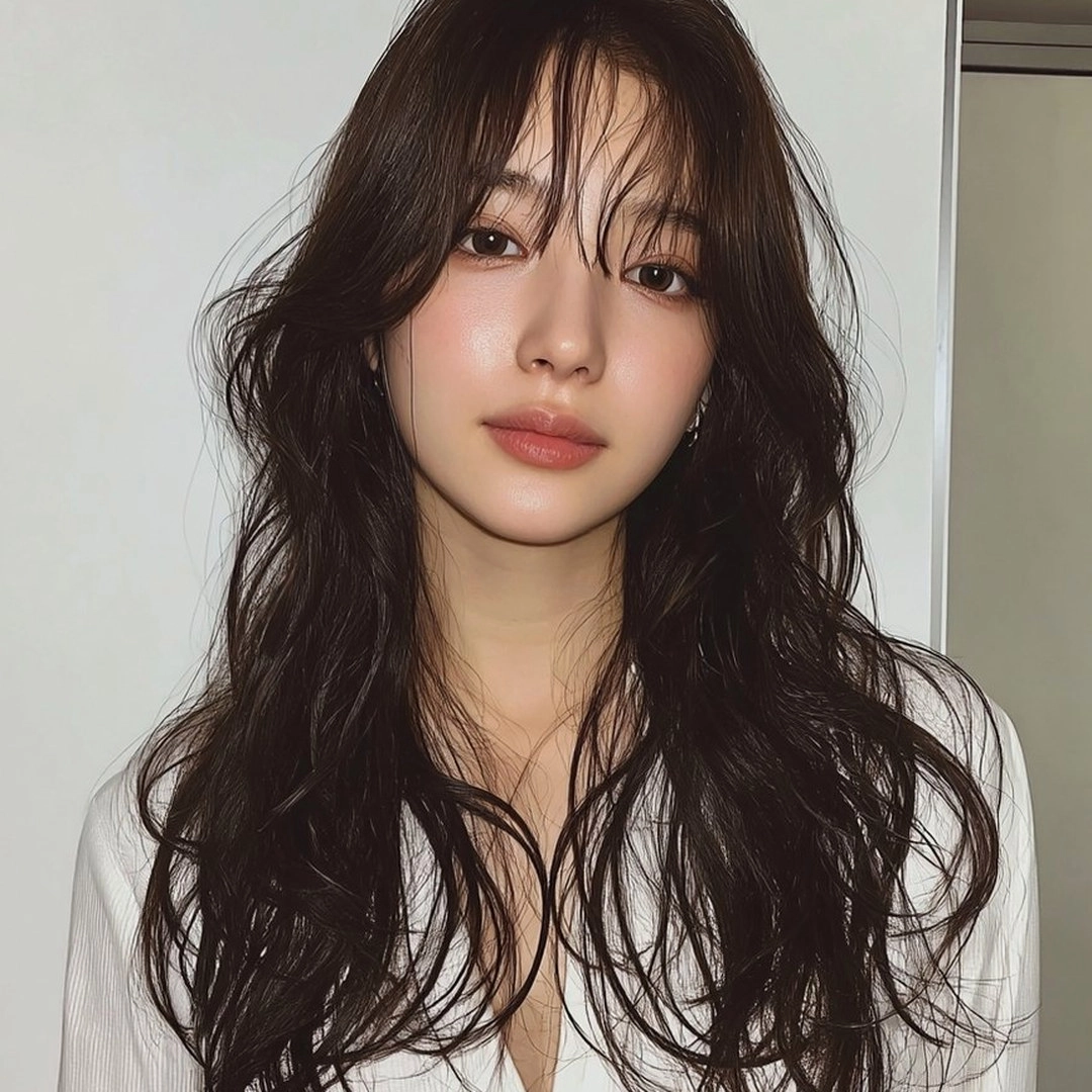 8 Stunning Layered Wave Styles Seoul | Seoul Hair Salon 5 layered wave styles Seoul - Style 3 at Korea Hair Salon Seoul