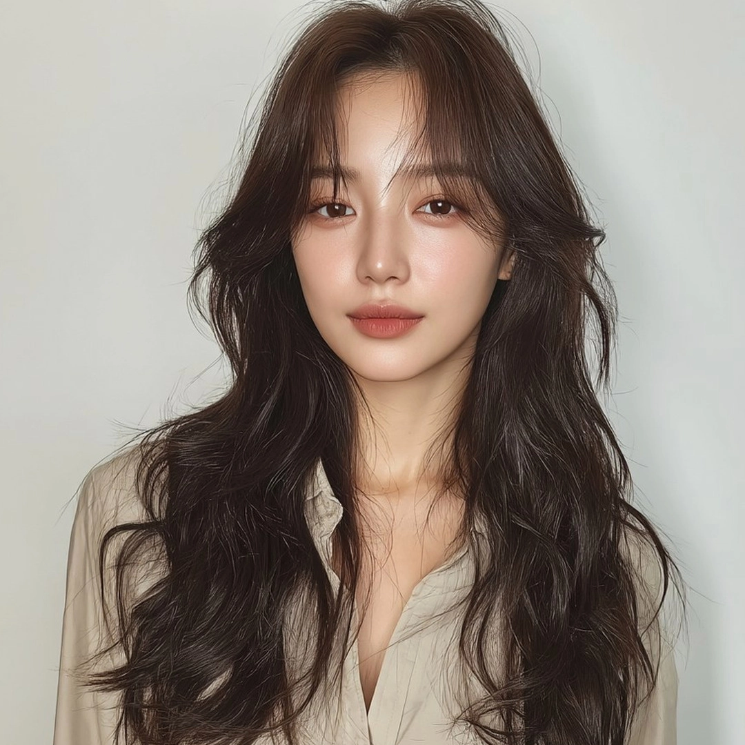 8 Stunning Layered Wave Styles Seoul | Seoul Hair Salon 10 layered wave styles Seoul - Style 7 at Korea Hair Salon Seoul