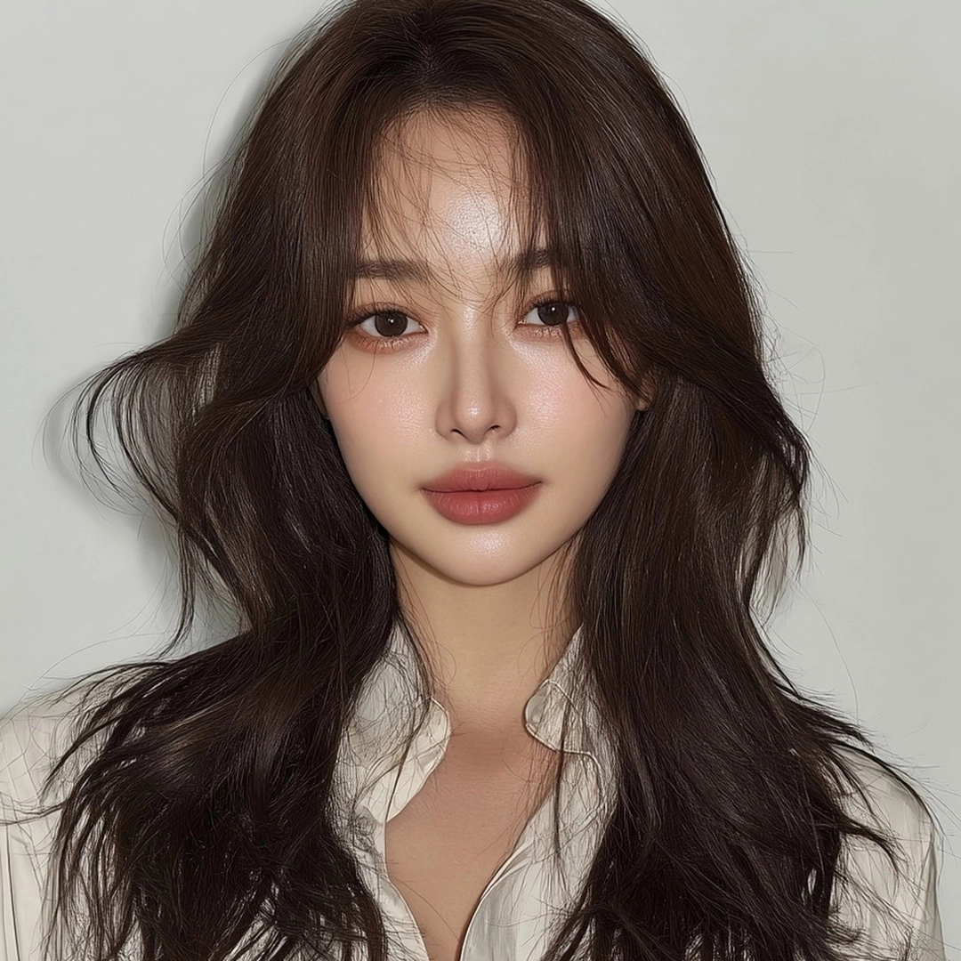 8 Stunning Layered Wave Styles Seoul | Seoul Hair Salon 11 layered wave styles Seoul - Style 8 at Korea Hair Salon Seoul