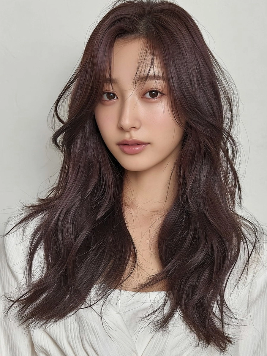 8 Stunning Soft Wave Perm Styles 2026 | Korea Hair Salon 4 soft wave perm 2026 - Style 2 at Korea Hair Salon Seoul