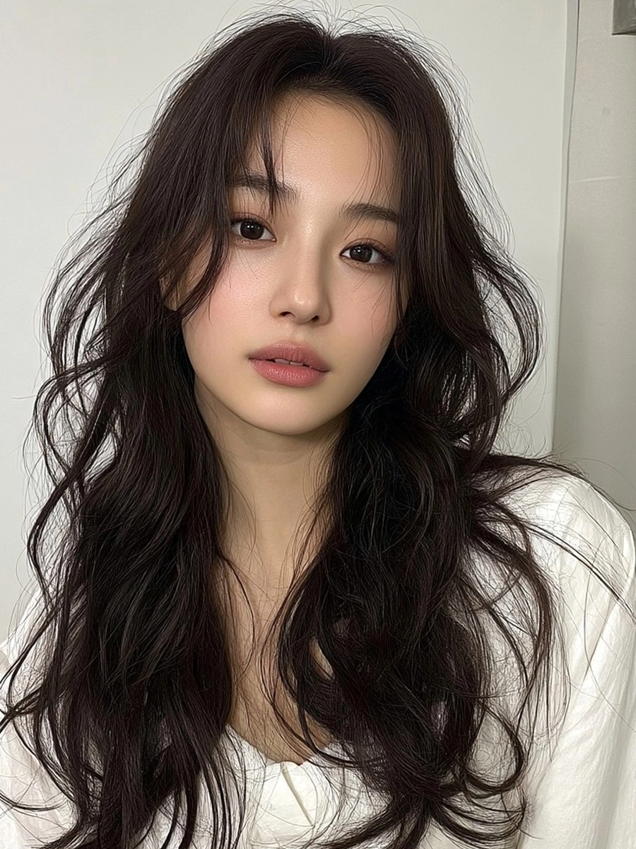 8 Stunning Soft Wave Perm Styles 2026 | Korea Hair Salon 5 soft wave perm 2026 - Style 3 at Korea Hair Salon Seoul