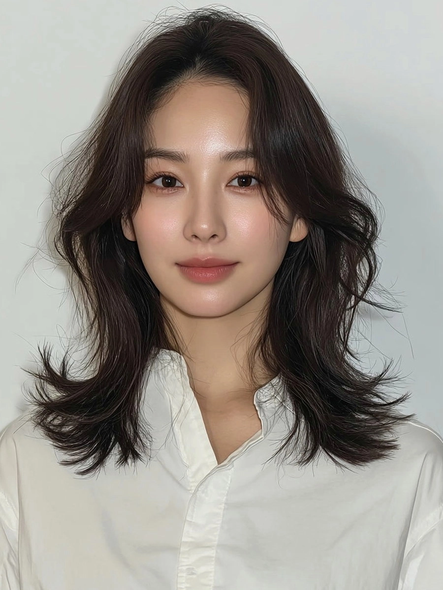 8 Stunning Soft Wave Perm Styles 2026 | Korea Hair Salon 7 soft wave perm 2026 - Style 4 at Korea Hair Salon Seoul