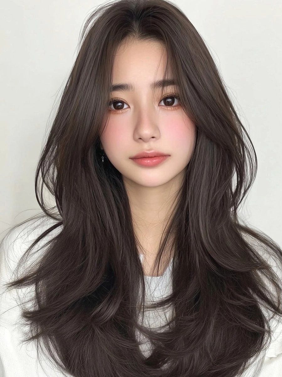 8 Stunning Soft Wave Perm Styles 2026 | Korea Hair Salon 9 soft wave perm 2026 - Style 6 at Korea Hair Salon Seoul