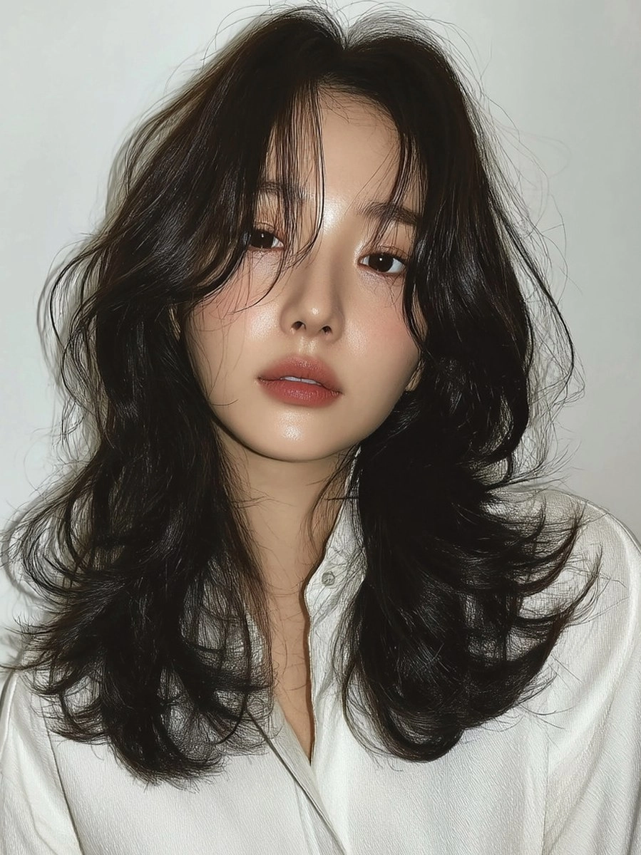 8 Stunning Soft Wave Perm Styles 2026 | Korea Hair Salon 10 soft wave perm 2026 - Style 7 at Korea Hair Salon Seoul