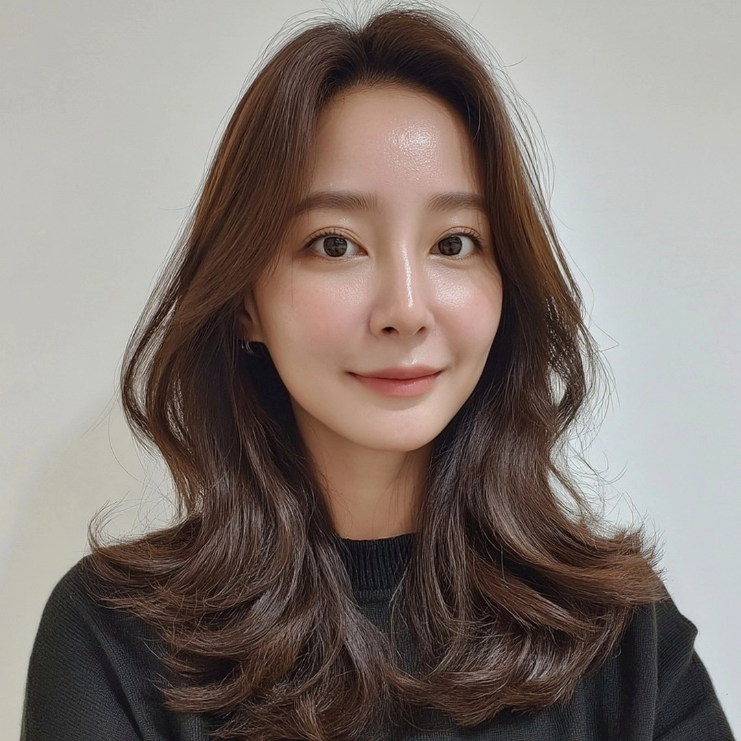 8 Stunning Soft Wave Perm Styles 2026 | Seoul Hair Salon 8 soft wave perm Seoul - Style 5 at Korea Hair Salon Seoul