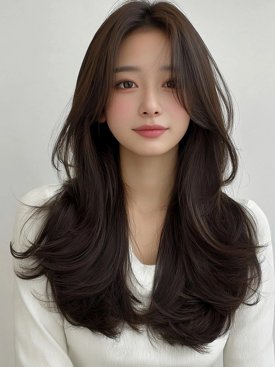 8 Stunning Soft Wave Perms 2026 | Korea Hair Salon 7 soft wave perm 2026 - Style 4 at Korea Hair Salon Seoul