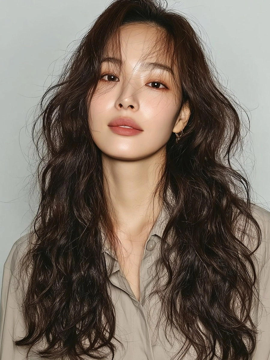 8 Stunning Soft Wave Perms 2026 | Korea Hair Salon 9 soft wave perm 2026 - Style 6 at Korea Hair Salon Seoul