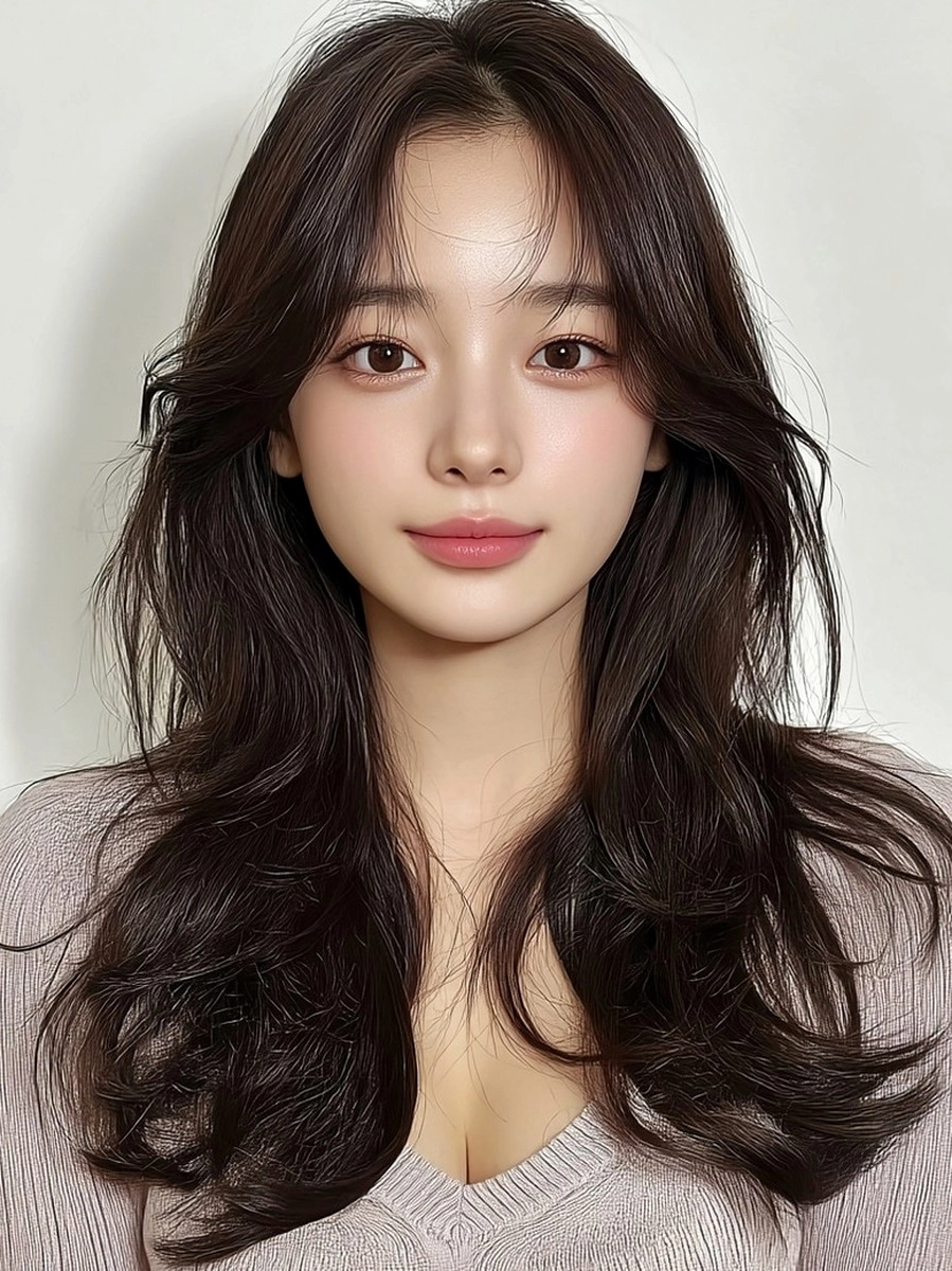 8 Stunning Soft Wave Styles in Seoul | Korea Hair Salon 4 soft wave styles Seoul - Style 2 at Korea Hair Salon Seoul