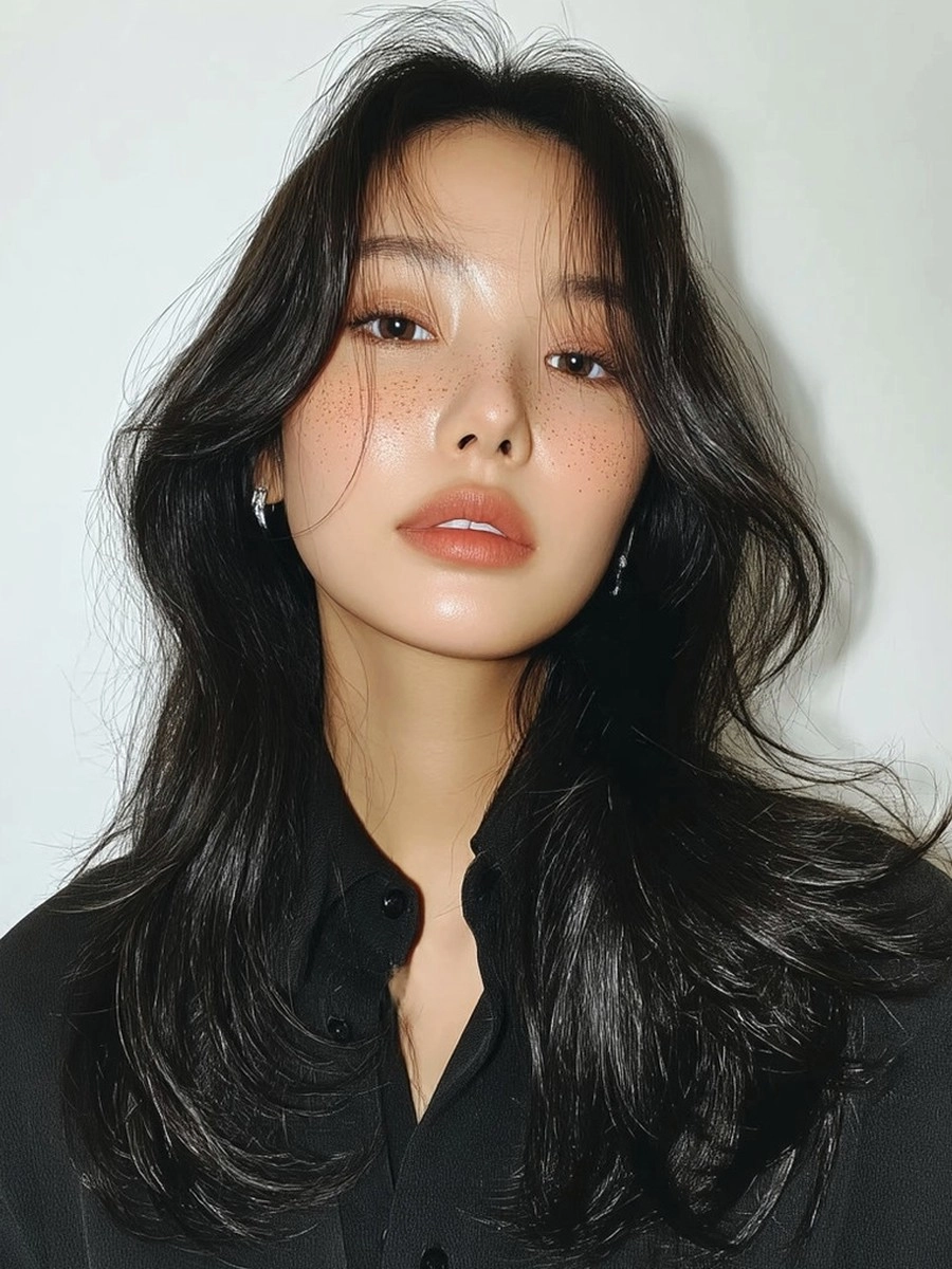 8 Stunning Soft Wave Styles in Seoul | Korea Hair Salon 7 soft wave styles Seoul - Style 4 at Korea Hair Salon Seoul