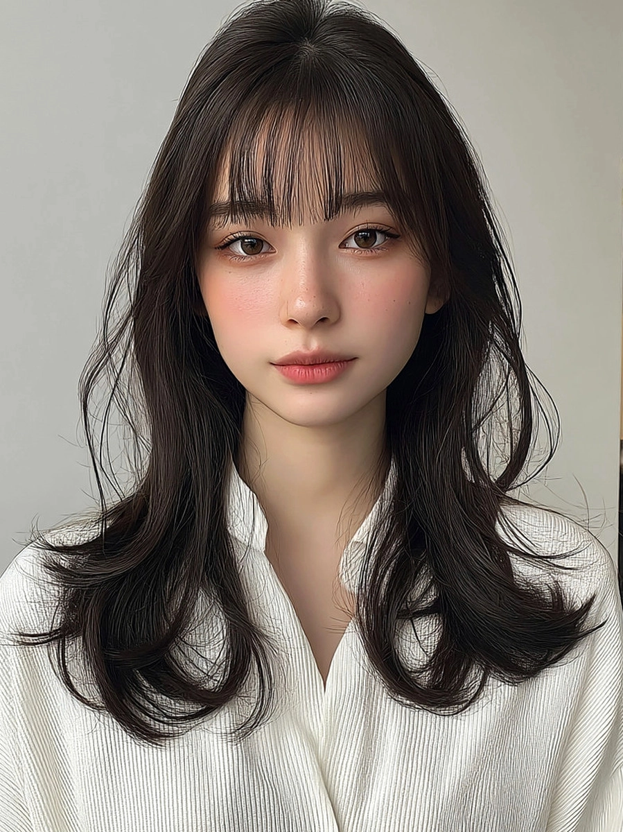 8 Stunning Soft Wave Styles in Seoul | Korea Hair Salon 9 soft wave styles Seoul - Style 6 at Korea Hair Salon Seoul