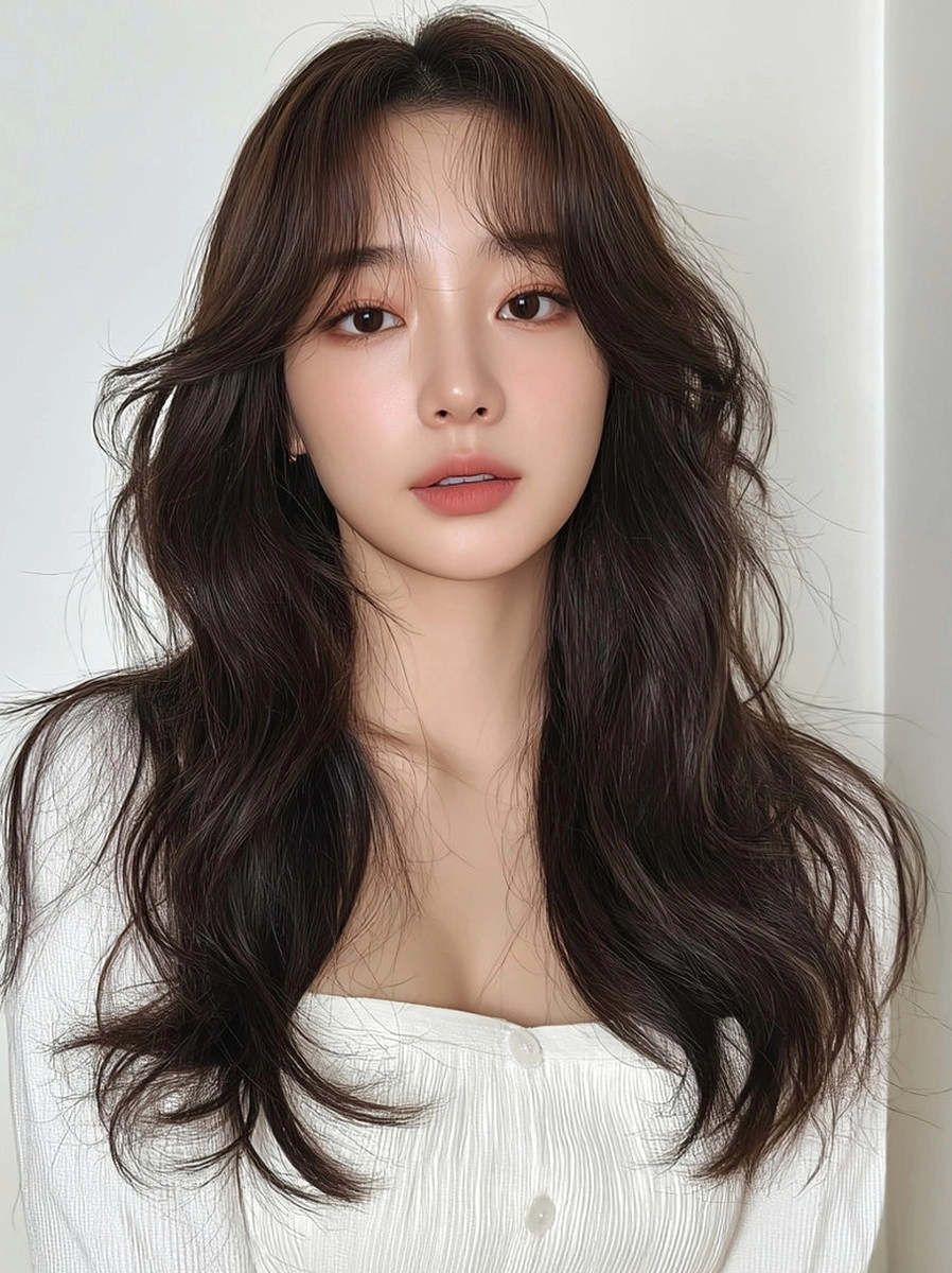 8 Stunning Voluminous Waves Seoul | Korea Hair Salon 9 voluminous waves Seoul - Style 6 at Korea Hair Salon Seoul