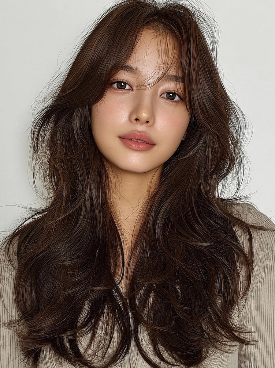 8 Styles for Professionals with Thick Hair | Korea Hair Salon 9 styles for professionals with thick hair - Style 6 at Korea Hair Salon Seoul