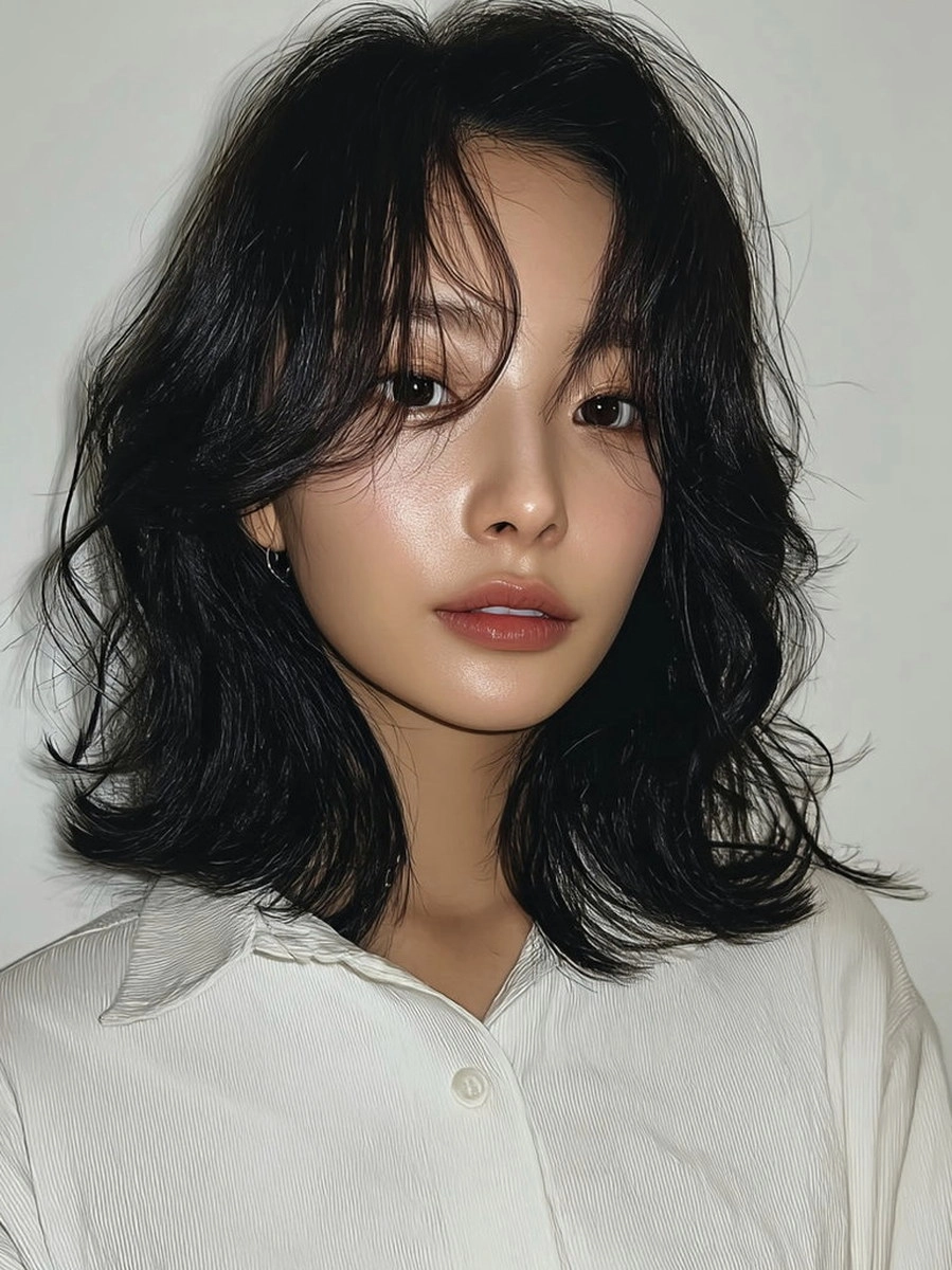 8 Trending Korean Soft Wave Styles 2026 | Korea Hair Salon 4 trending Korean soft wave 2026 - Style 2 at Korea Hair Salon Seoul