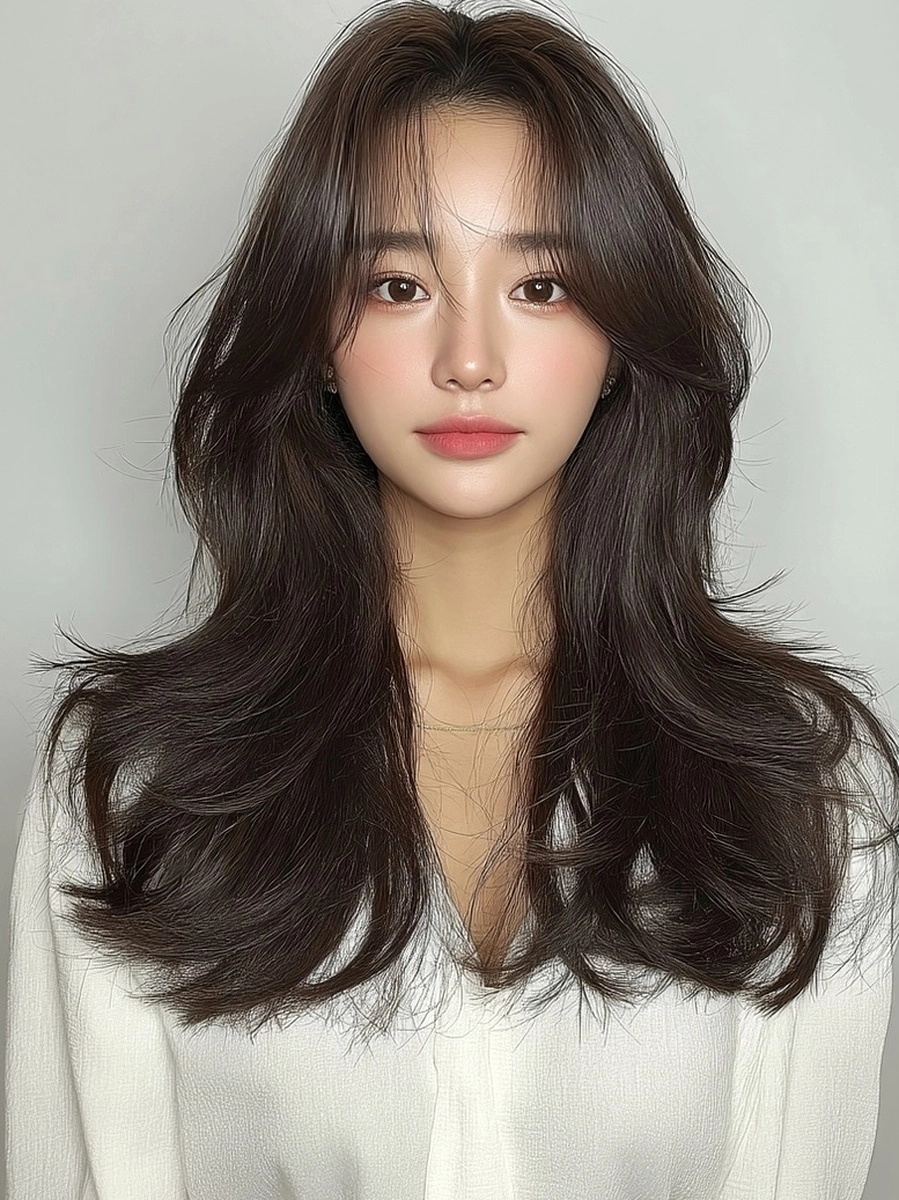 8 Trending Korean Soft Wave Styles 2026 | Korea Hair Salon 5 trending Korean soft wave 2026 - Style 3 at Korea Hair Salon Seoul