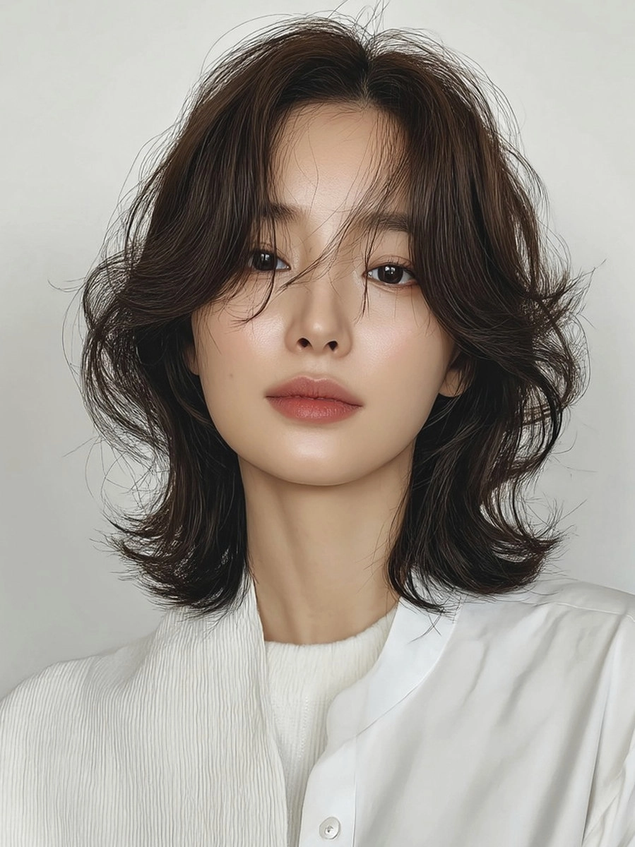8 Trending Soft Wave Perm Styles 2026 | Korea Hair Salon 9 trending soft wave perm 2026 - Style 6 at Korea Hair Salon Seoul